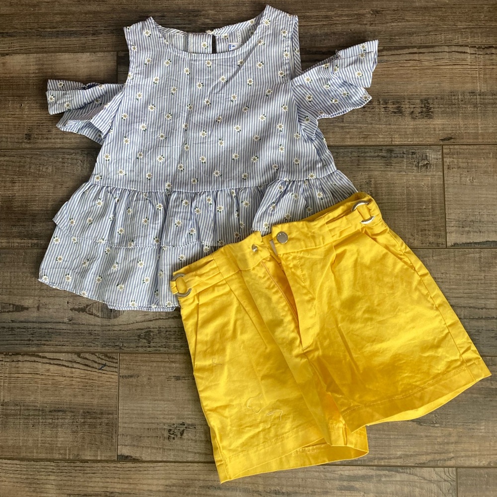 Mayoral matching girl’s shirt set, size 4T
